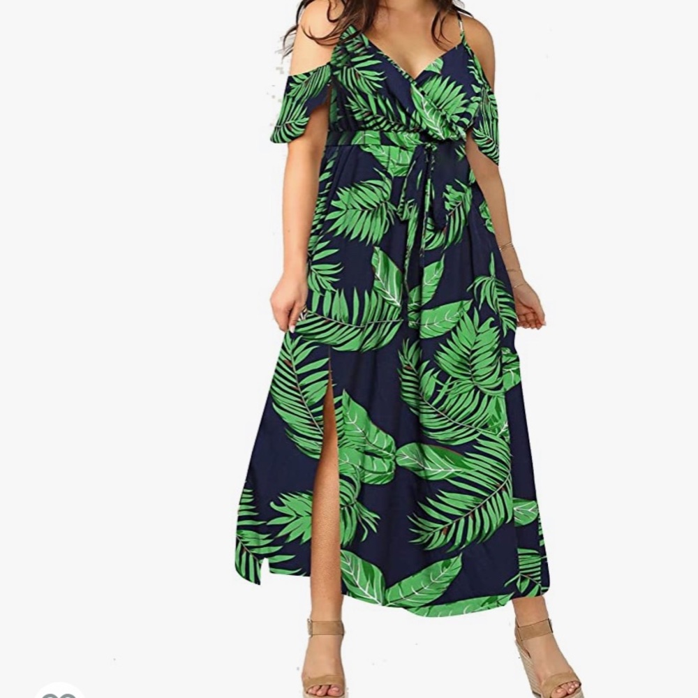 Tropical dress.